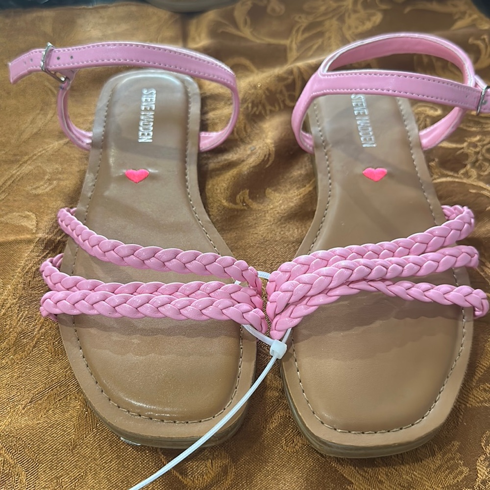 Steve Madden sandals girls size 4 brand new